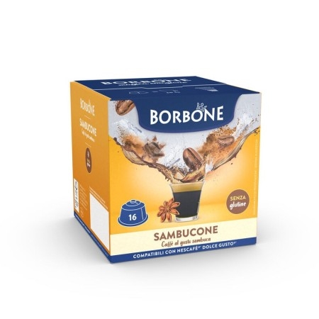 Capsule Borbone bevanda solubile al gusto sambuca