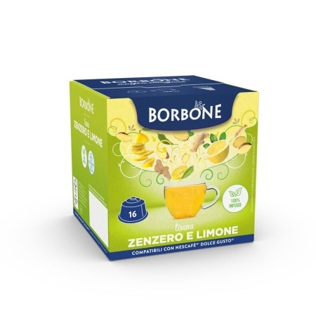 Capsule Borbone tisana zenzero e limone