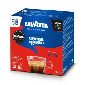 36 capsule compatibili A Modo Mio Lavazza Miscela Crema e Gusto Classico