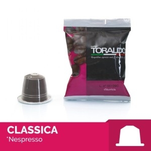 Caffè Toraldo Capsule Compatibili Nespresso Miscela Classica - 100 pz
