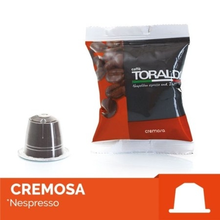 100 Capsule Caffè Toraldo Cremosa Compatibili Nespresso®