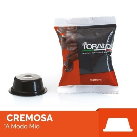 Caffè Toraldo Capsule Compatibili A Modo Mio Miscela Cremosa -Gusto Avvolgente
