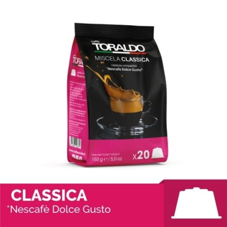 Caffè Toraldo Capsule Compatibili Dolce Gusto Nescafè Miscela Classica