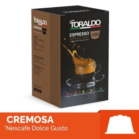 Caffè Toraldo Capsule Compatibili Dolce Gusto Nescafè Miscela Cremosa