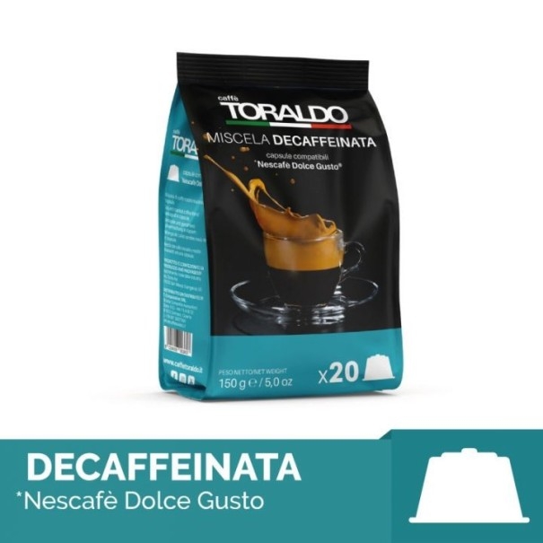 Caffè Toraldo Capsule Compatibili Dolce Gusto Nescafè Miscela Dek