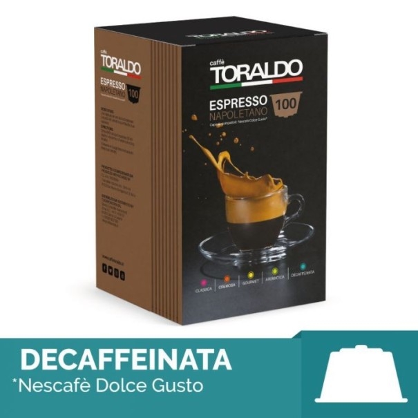 Caffè Toraldo Capsule Compatibili Dolce Gusto Nescafè Miscela Dek