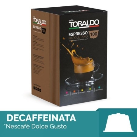 Caffè Toraldo Capsule Compatibili Dolce Gusto Nescafè Miscela Dek