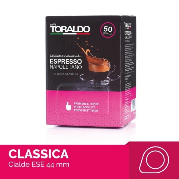 Caffè Toraldo Capsule compatibili ESE 44mm  - Miscela Classica