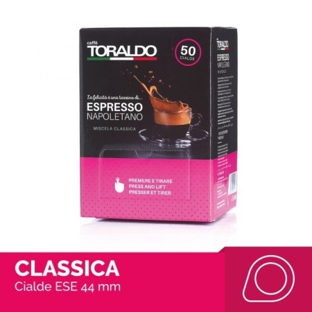 Caffè Toraldo Capsule compatibili ESE 44mm  - Miscela Classica