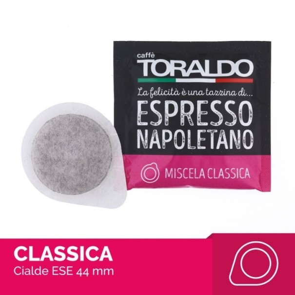 Caffè Toraldo Capsule compatibili ESE 44mm  - Miscela Classica