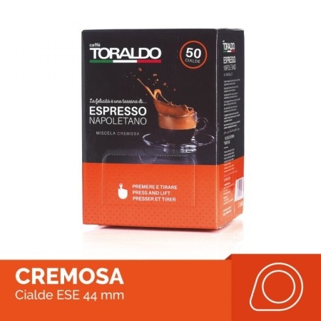 Caffè Toraldo Miscela Cremosa Confezione Capsule compatibili - ESE 44