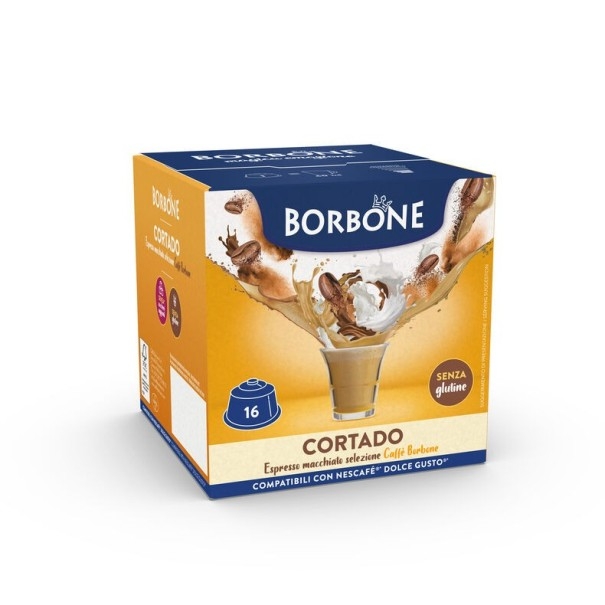 Capsule Borbone bevanda solubile cortado caffè macchiato