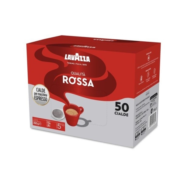 50 cialde ESE Lavazza Miscela QUALITA' ROSSA GR 7