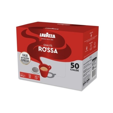 50 cialde ESE Lavazza Miscela QUALITA' ROSSA GR 7