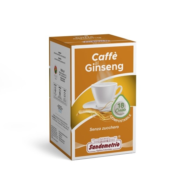 Cialde compatibili ese 44 caffè al ginseng Sandemetrio