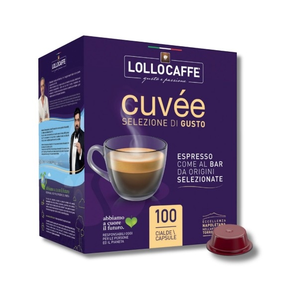 100 Capsule Lollo Caffè Gran Cuvèe Compatibili Lavazza A Modo Mio