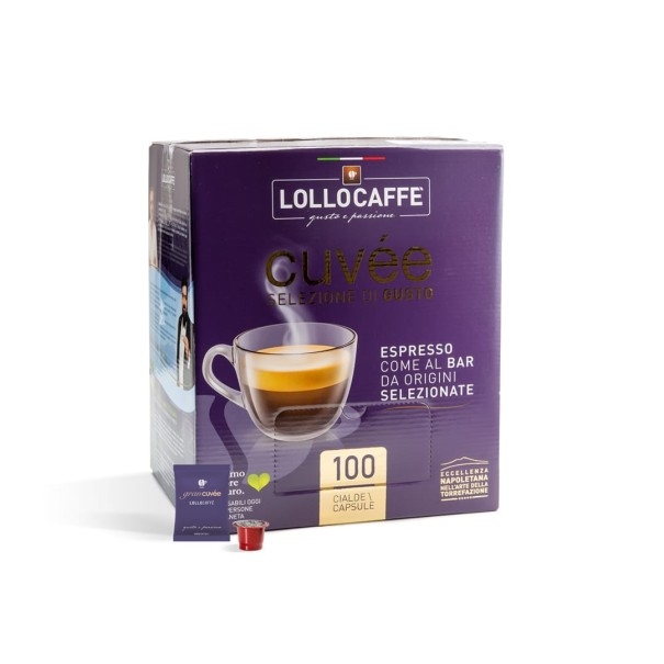 100 Capsule Lollo Caffè Gran Cuvèe Compatibili Nespresso