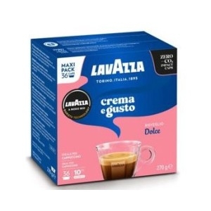 Capsule Lavazza Crema e Gusto Dolce compatibili A Lavazza A Modo Mio