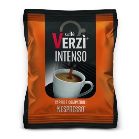 Caffè VerZì Aroma Intenso – Capsule Compatibili Nespresso | Espresso Forte e Corposo