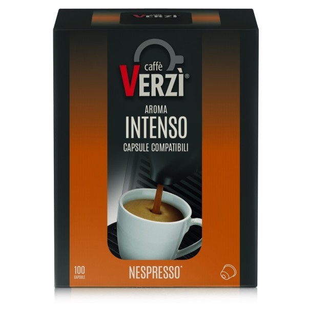 Caffè VerZì Aroma Intenso – Capsule Compatibili Nespresso | Espresso Forte e Corposo