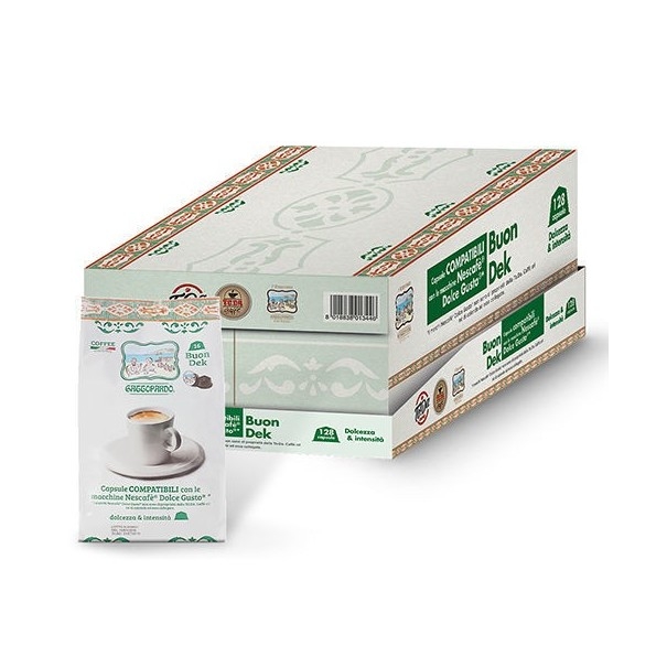 128 capsule compatibili Dolce Gusto ToDa Caffè Miscela Dek