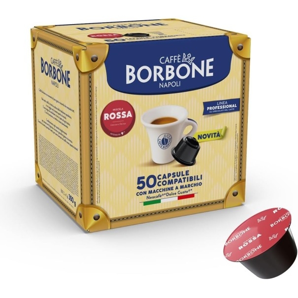 Capsule compatibili Dolce Gusto Caffè Borbone Miscela Rossa