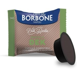 Caffè Borbone Miscela Verde Dek Don Carlo - Compatibili A Modo Mio
