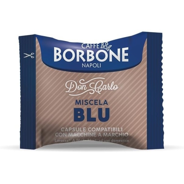 Capsule Borbone Don Carlo Miscela Blu Lavazza A Modo Mio - Il Caffettiere Ambulante