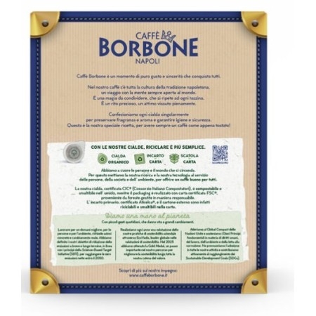 Cialde compatibili caffè Borbone Miscela Nera Í IlCaffettiereAmbulante