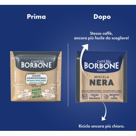 Cialde compatibili caffè Borbone Miscela Nera Í IlCaffettiereAmbulante