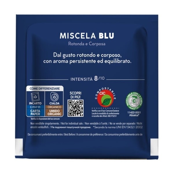 Cialde compatibili caffè Borbone Miscela Blu | IlCaffettiereAmbulante