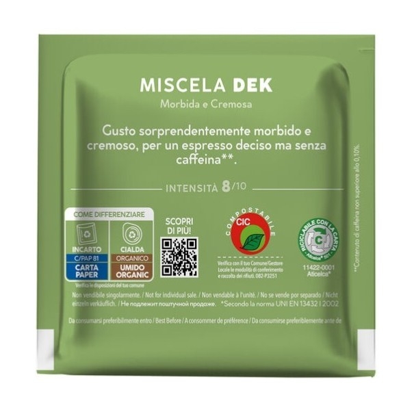 Cialde compatibili caffè Borbone Miscela Dek | IlCaffettiereAmbulante