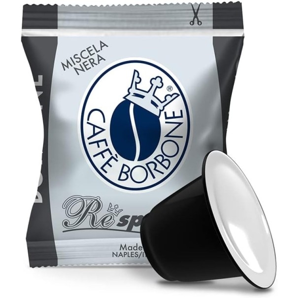 Capsule compatibili Nespresso Borbone Miscela Nera | IlCaffettiereAmbulante