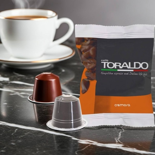 100 Capsule Caffè Toraldo Cremosa Compatibili Nespresso®