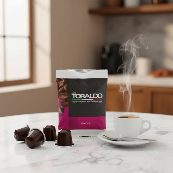 Caffè Toraldo Capsule Compatibili Nespresso Miscela Classica - 100 pz