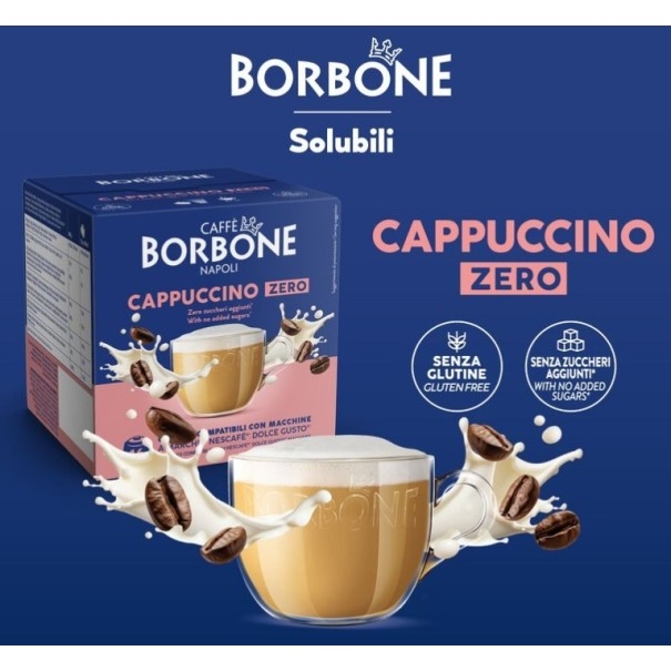 Capsule Borbone bevanda solubile cappuccino