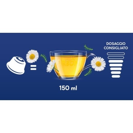 Capsule Borbone tisana camomilla e melatonina