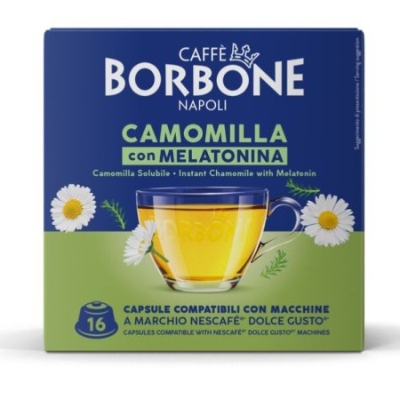 Capsule Borbone tisana camomilla e melatonina