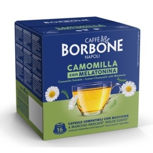 Capsule Borbone tisana camomilla e melatonina