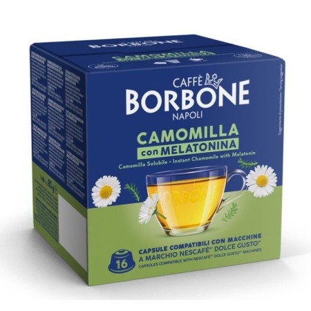Capsule Borbone tisana camomilla e melatonina