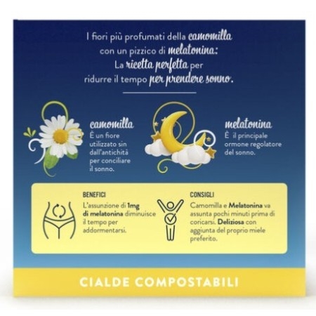 18 Cialde ESE 44 Borbone Camomilla e Melatonina Originali