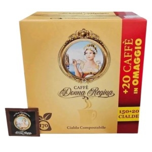 Cialde compostabili caffè Borbone Donna Regina IlCaffettiereAmbulante