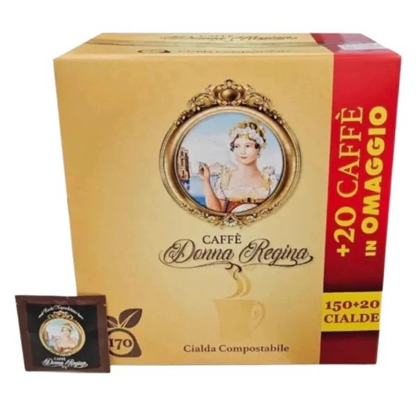 Cialde compostabili caffè Borbone Donna Regina IlCaffettiereAmbulante