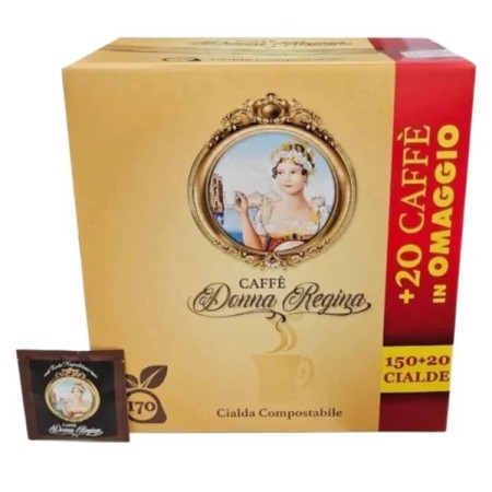 Cialde compostabili caffè Borbone Donna Regina IlCaffettiereAmbulante