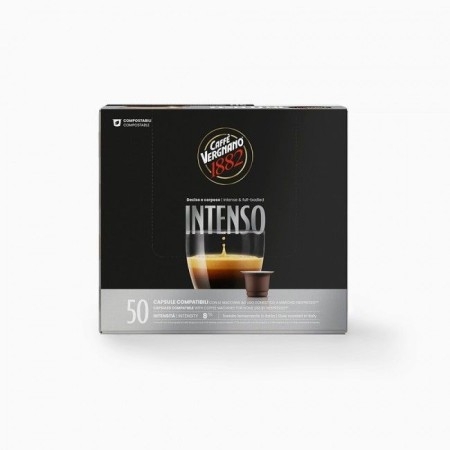 Caffè Vergnano Èspresso1882 Intenso | 50 Capsule Compatibili Nespresso