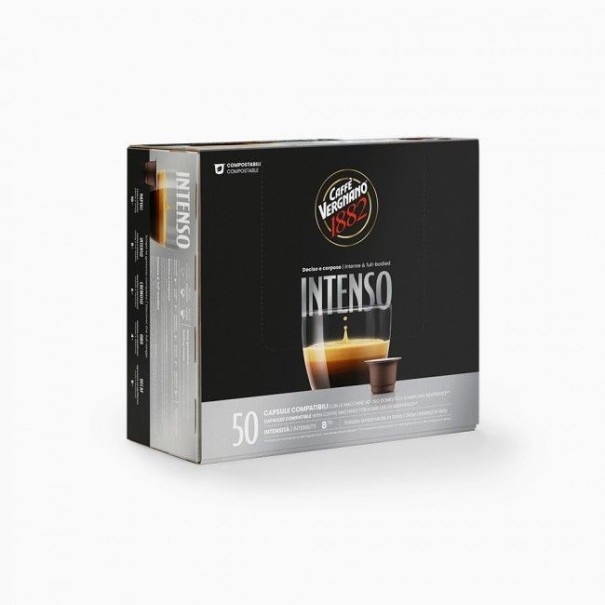Caffè Vergnano Èspresso1882 Intenso | 50 Capsule Compatibili Nespresso