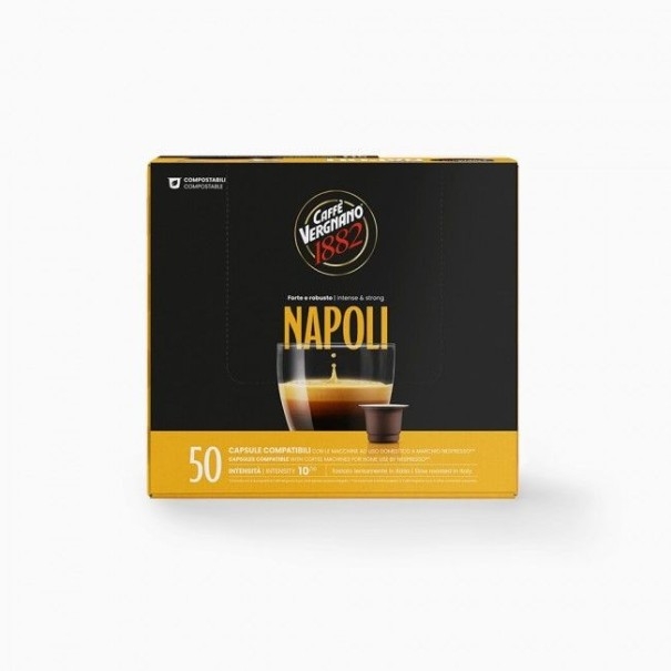 Caffè Vergnano Èspresso1882 Napoli | 50 Capsule Compatibili Nespresso