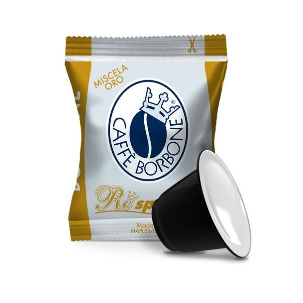 Caffè Borbone Miscela Oro capsule compatibili Nespresso | IlCaffettiereAmbulante
