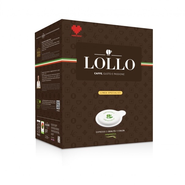 Cialde ESE Lollo Caffè Miscela Dek | IlCaffettiereAmbulante.com