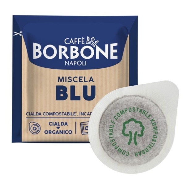 Caffè Borbone Miscela Blu Cialde ESE 44mm | Gusto Equilibrato e Corposo